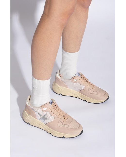 Golden Goose Deluxe Brand White 'running Sole' Sports Shoes,