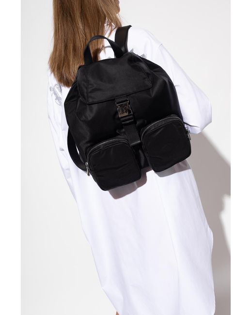 Furla Synthetic 'marea Small' Backpack in Black | Lyst