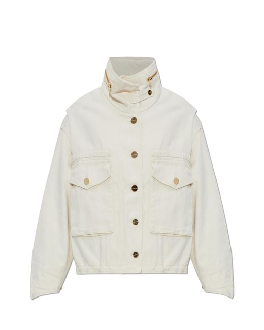AllSaints White 'Clay' Denim Jacket