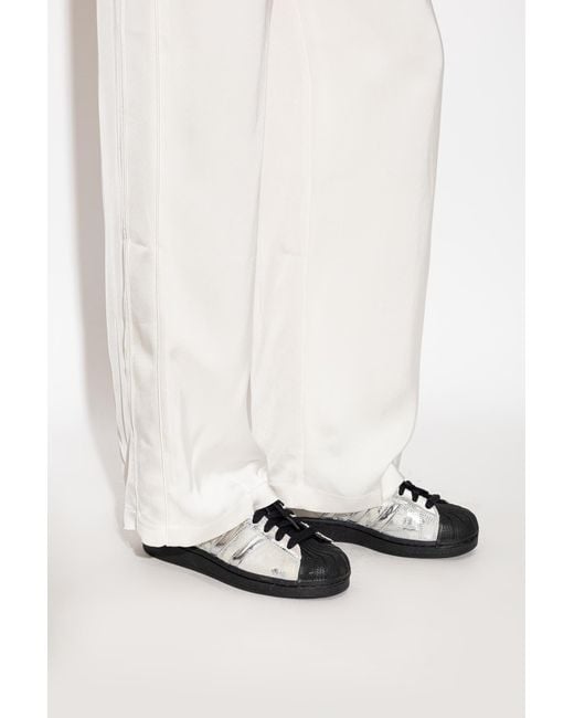 Adidas Originals White 'Superstar Ii' Sports Shoes