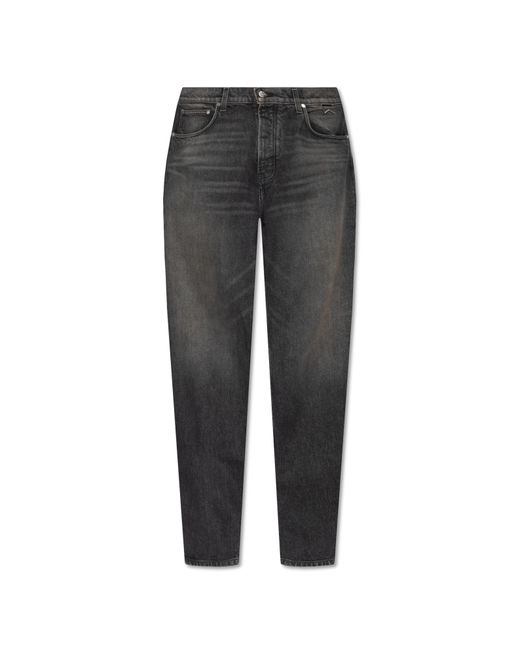 Rhude Black Jeans With Straight Legs for men