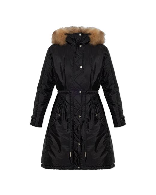 Moncler Black 'Moustique' Puffer Jacket