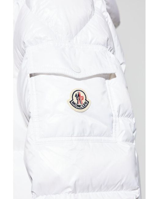 Moncler White "Maya" Down Jacket for men