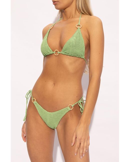 Bondeye Green ‘Ring’ Bikini Top