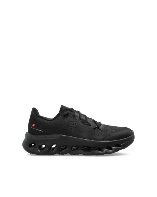 On Shoes Black "Cloudtilt" Sports Shoes