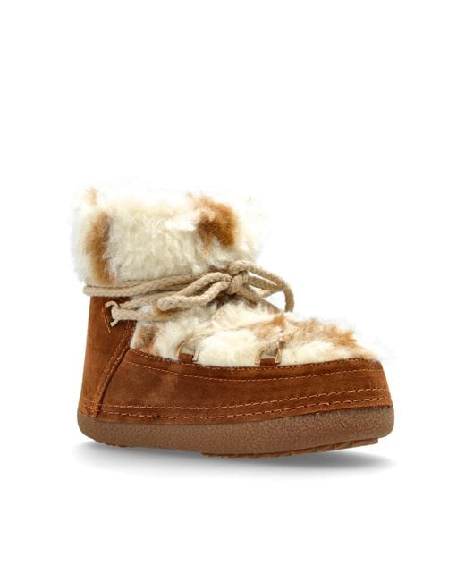 Inuikii Brown Snow Boots "Teddy"