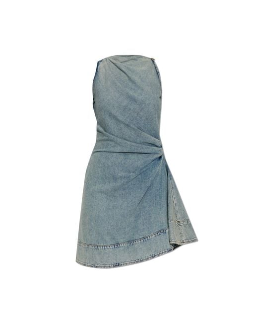 McQueen Blue Denim Dress