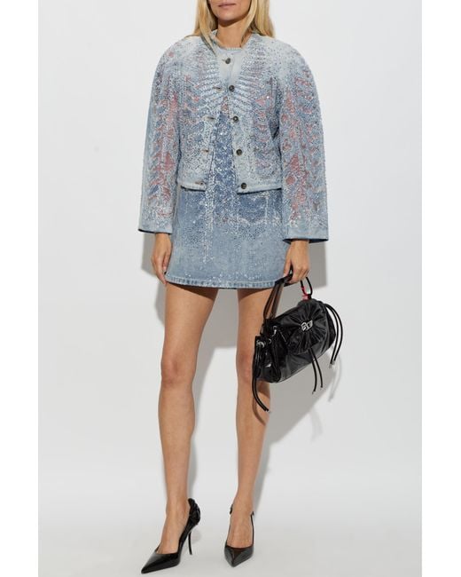 DIESEL Blue Jacket 'De-Solixia-S'