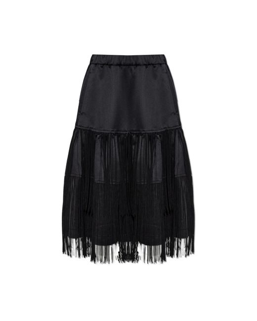 Comme des Garçons Black Flared Skirt