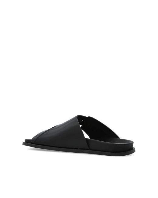 Alohas Black "Alba" Slides