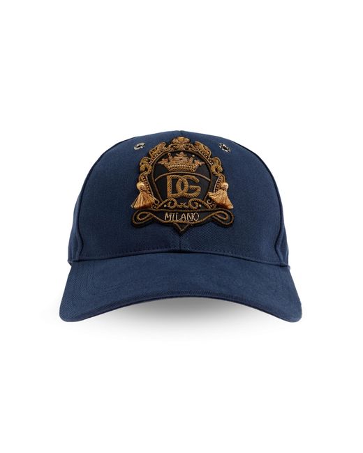 Dolce & Gabbana Blue Baseball Cap for men