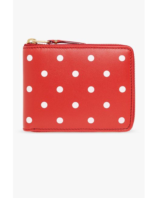 Comme des Garçons Red Leather Wallet