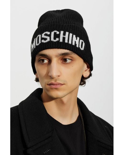 Moschino Brown Cap With Logo