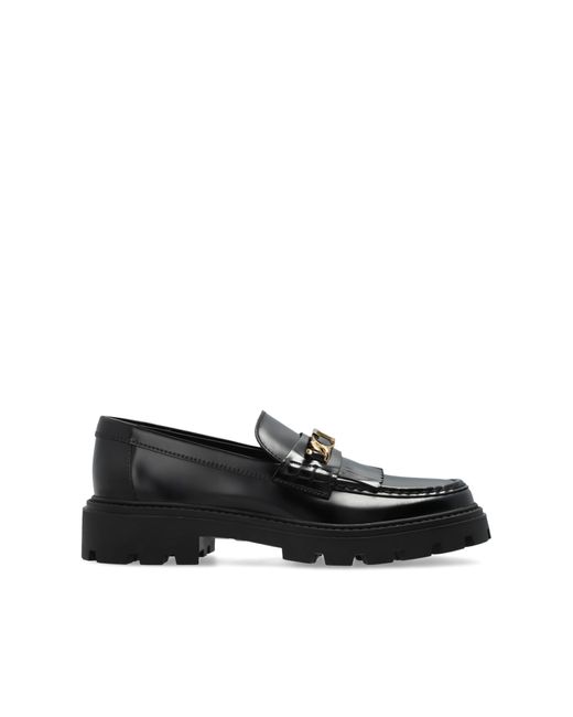 Tod's Black Leather Shoes Type Loafers