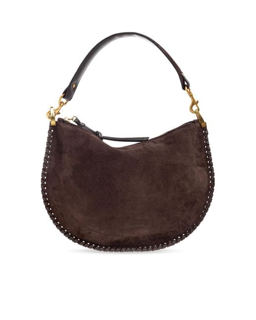 Isabel Marant Brown Shoulder Bag "Oskan Soft Zip"