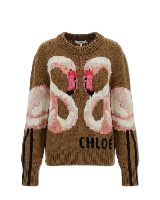 Chloé Blue Wool Sweater