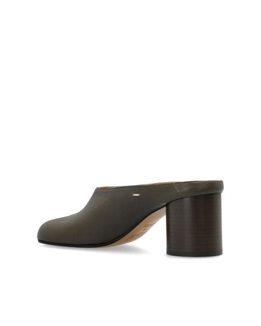 Maison Margiela Green Heeled Mules