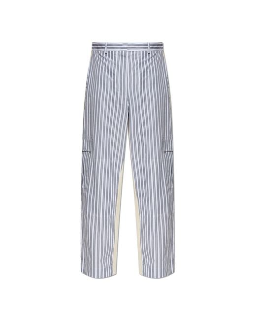 Stella McCartney Blue Cargo Trousers