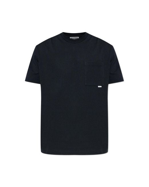 Jil Sander Black T-Shirt With Pocket for men