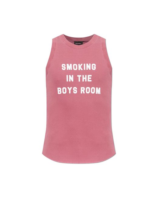 DSquared² Pink Sleeveless Top for men