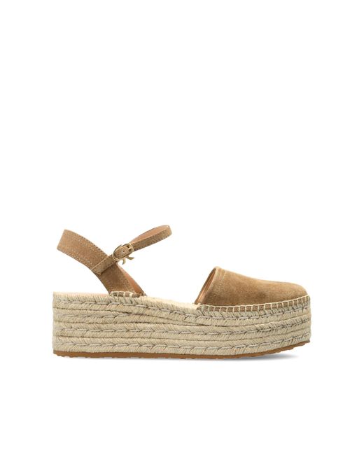 Gianvito Rossi Natural Suede Platform Shoes