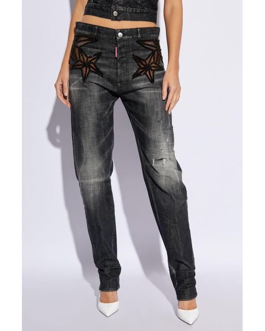 DSquared² Black '642' Jeans