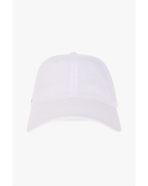 Lacoste White Baseball Cap