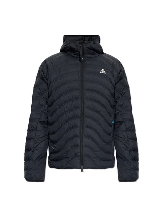 Nike Blue Insulated Hooded Jacket for men