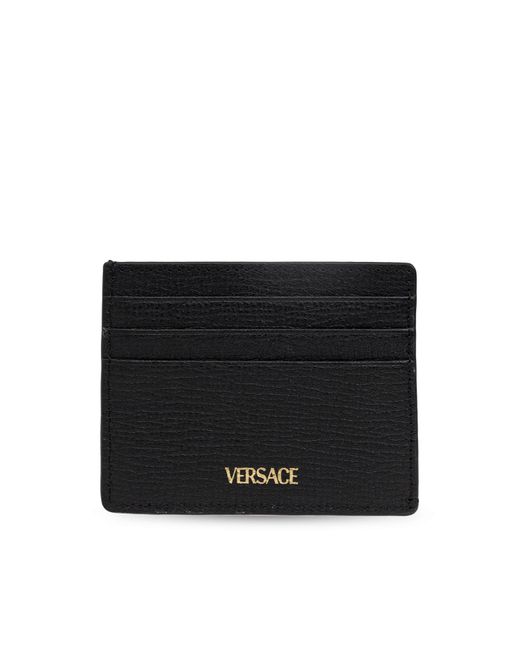 Versace Black Card Case for men