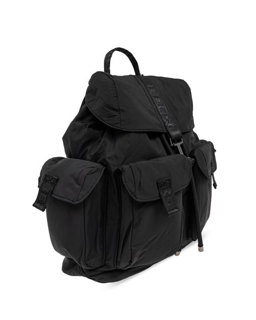 Iceberg Black Backpack With Logo for men