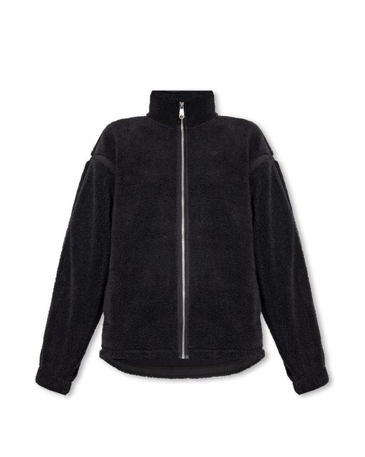 Adidas Originals Black Fleece Jacket With Logo