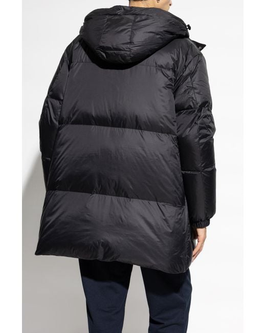 Yves Salomon Black Reversible Jacket With Hood for men