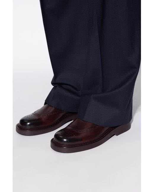 Jimmy Choo Brown "Rowan Brogue" Derby Shoes for men