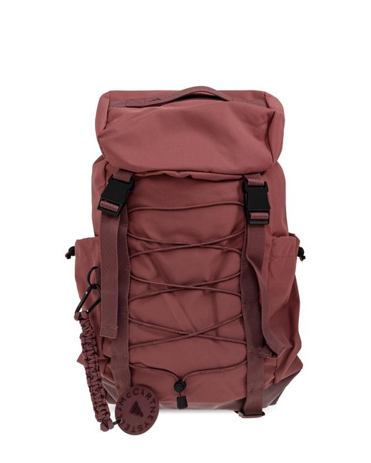 Adidas By Stella McCartney Purple Backpack With Printed Logo