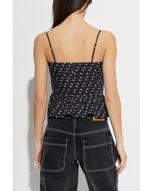 Isabel Marant Black Top "Dolma"
