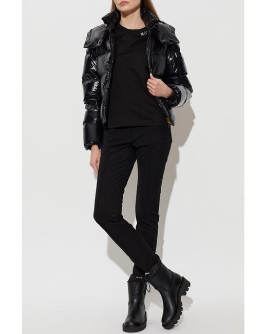 Moncler Black Puffer Jacket 'Niveole'