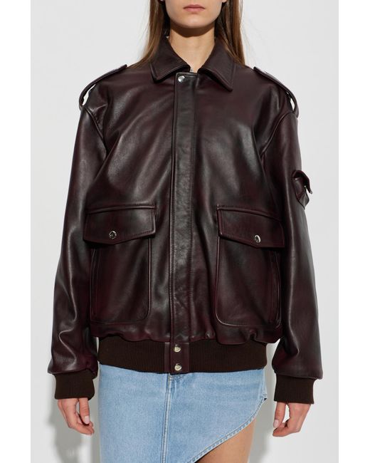 Coperni Black Leather Jacket