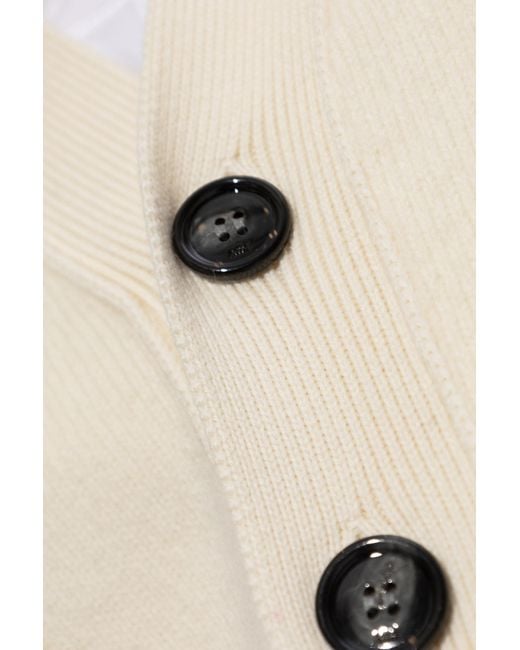 AMI Natural Wool Cardigan