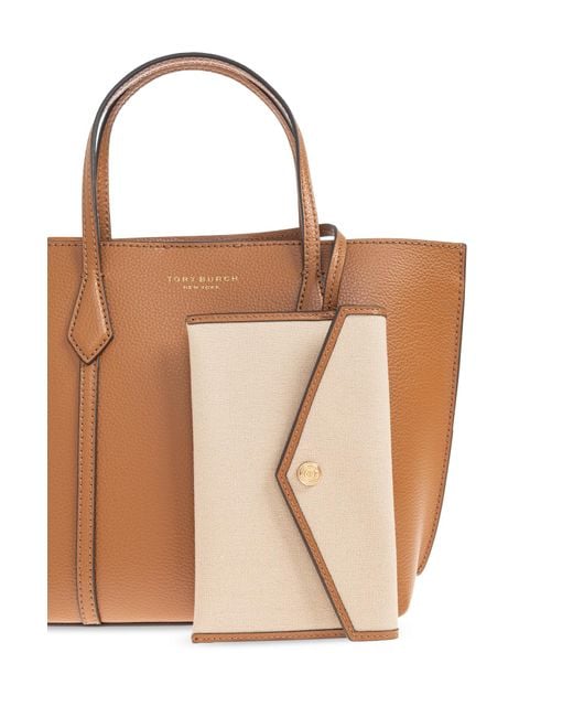 Tory Burch Natural Handbag "Perry Small"