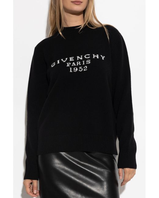 Givenchy Black Sweater With Logo