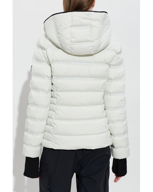 Moncler White Alete Down Jacket