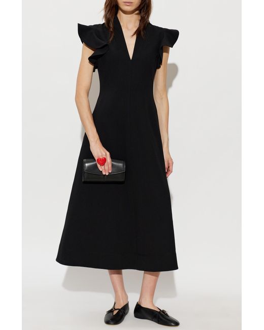 Moschino Black V-Neck Dress