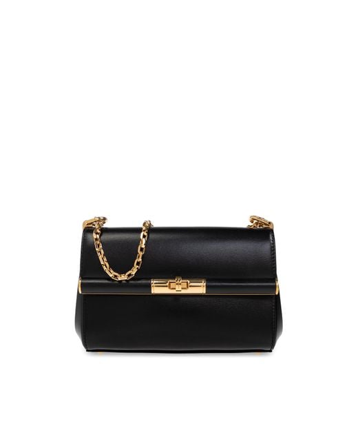 Dolce & Gabbana Black Shoulder Bag Marlene Mini