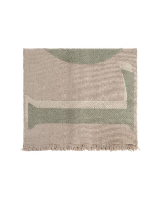 Loewe Natural Wool Scarf With Logo