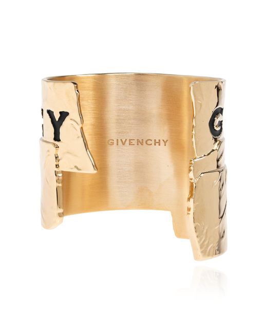 Givenchy Metallic Bracelet With Engraved Logo