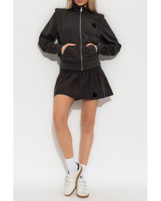 Isabel Marant Black Skirt "Pacifica"