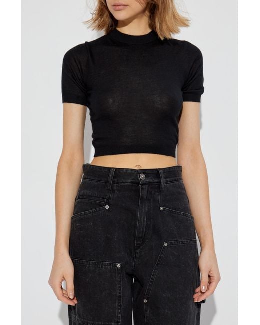 Alaïa Black Cashmere Top