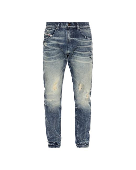 DIESEL Blue '2019 D-Strukt' Jeans for men