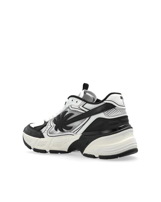 Palm Angels White Sports Shoes Pa 4