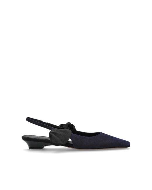 Neous Black 'Uba' Shoes With Detachable Bow